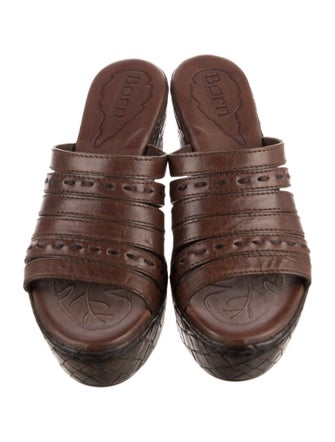 Born Leather Slides