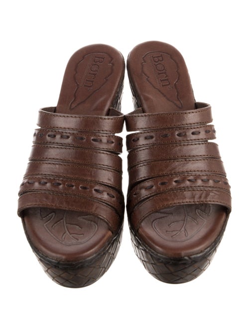 Born Leather Slides