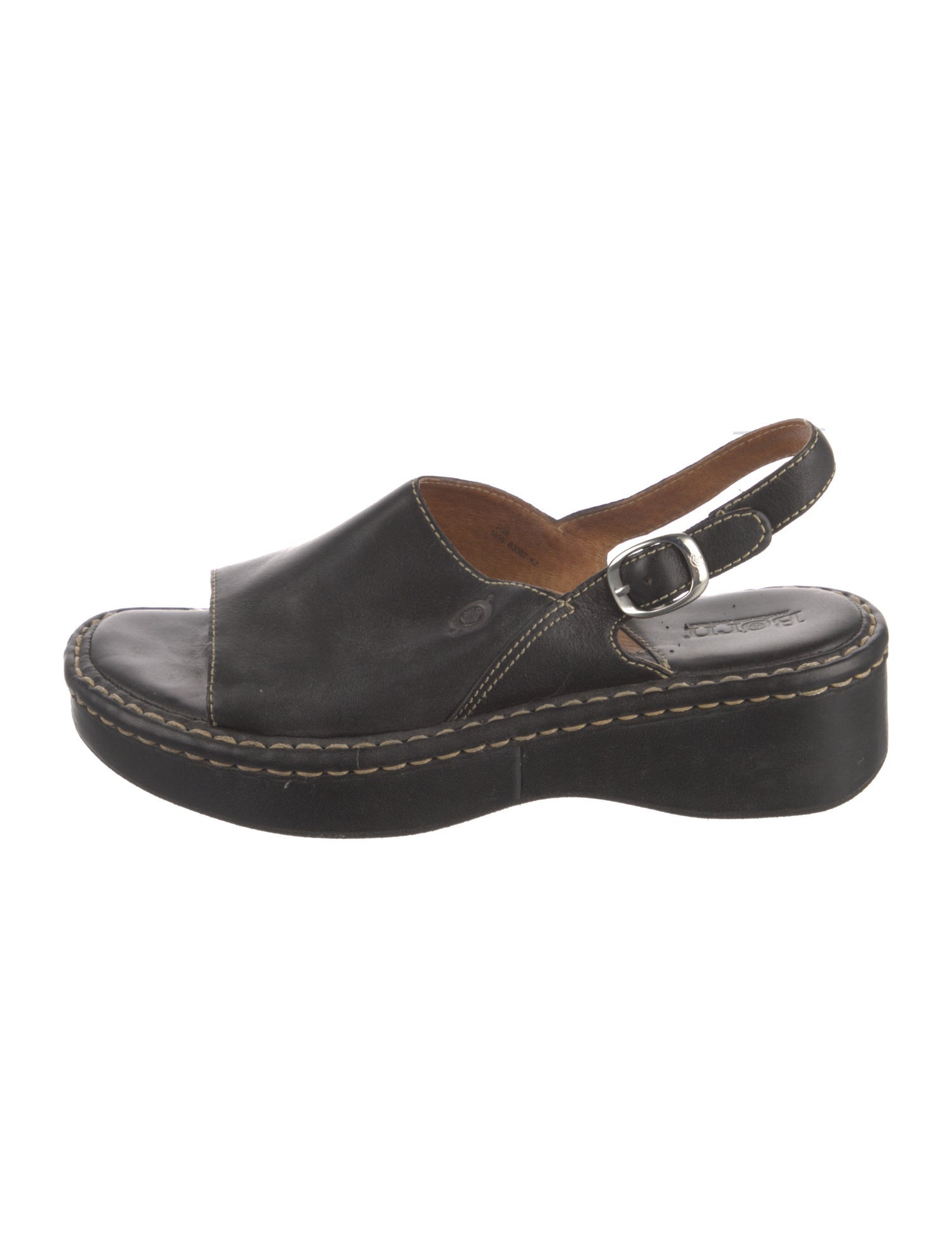 Born Leather Slingback Sandals