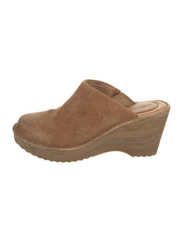 Born Flats Suede Mules 9