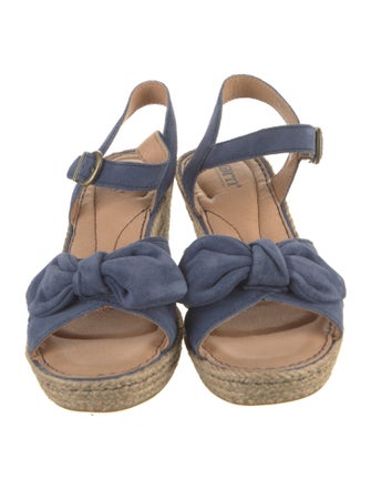 Born Suede Bow Accents Espadrilles