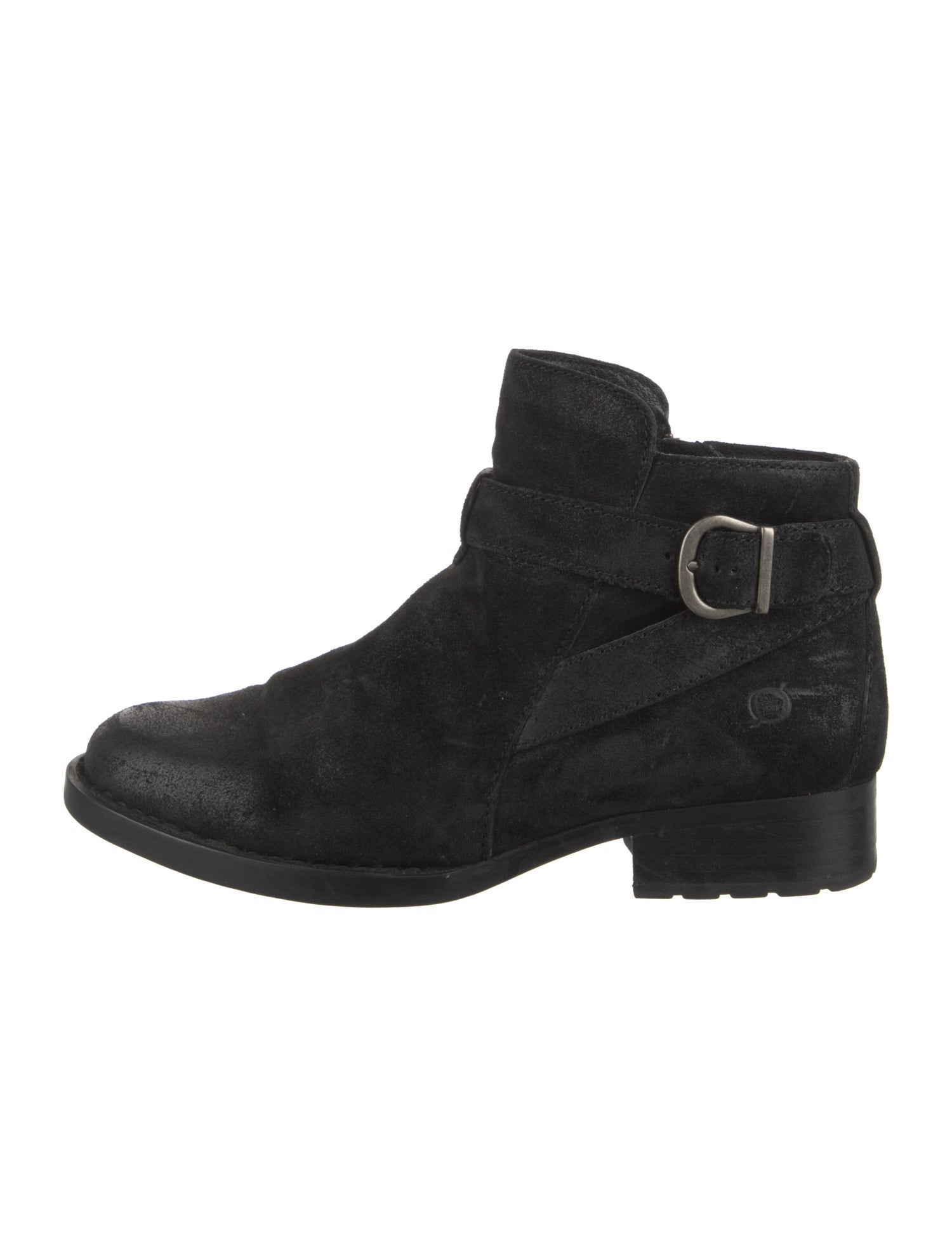 Born Suede Moto Boots