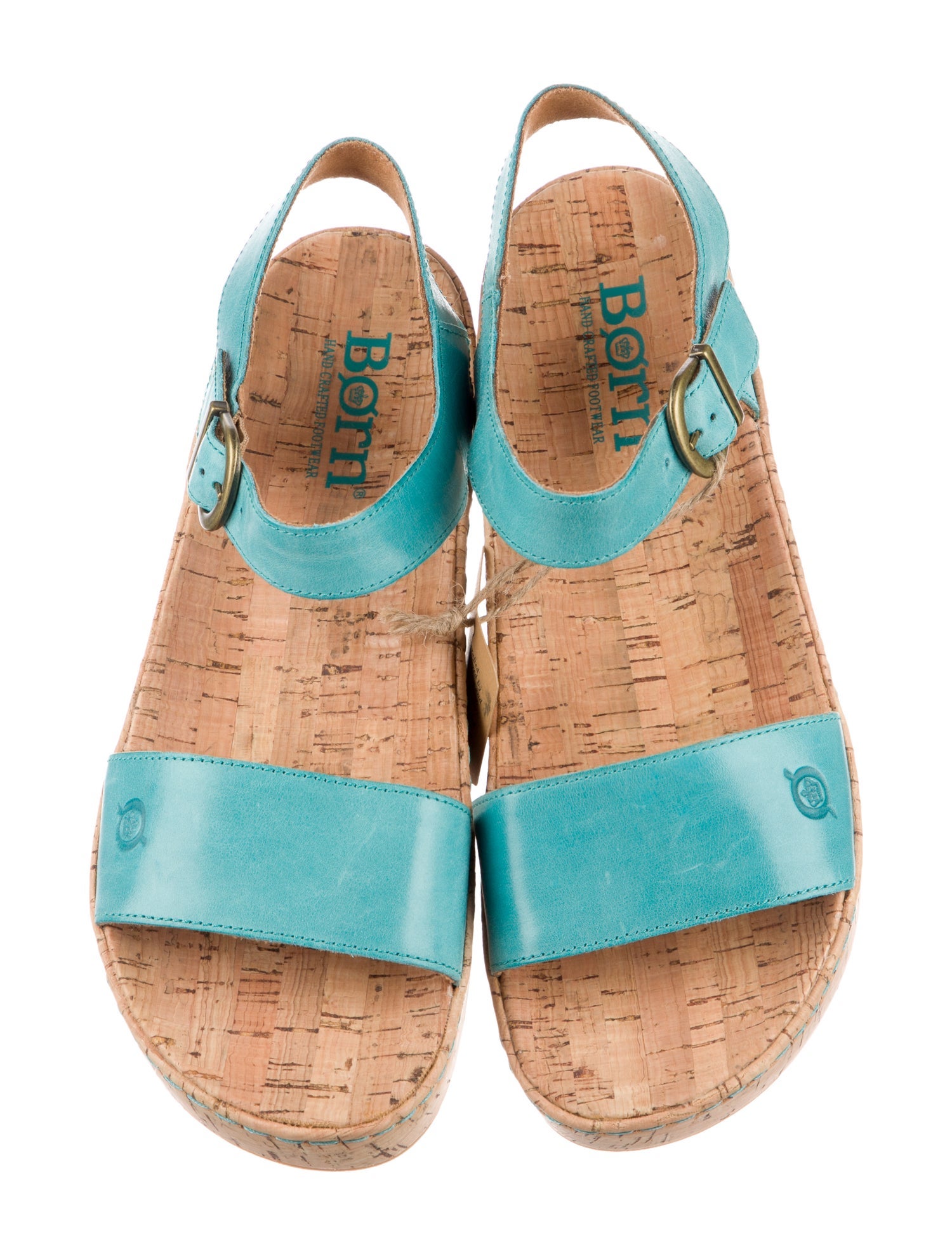 Born Leather Leather Trim Embellishment Espadrilles