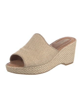 Born Raffia Animal Print Espadrilles