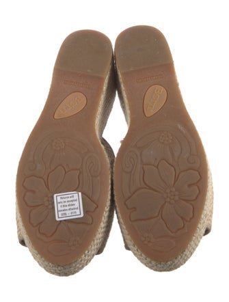 Born Raffia Animal Print Espadrilles