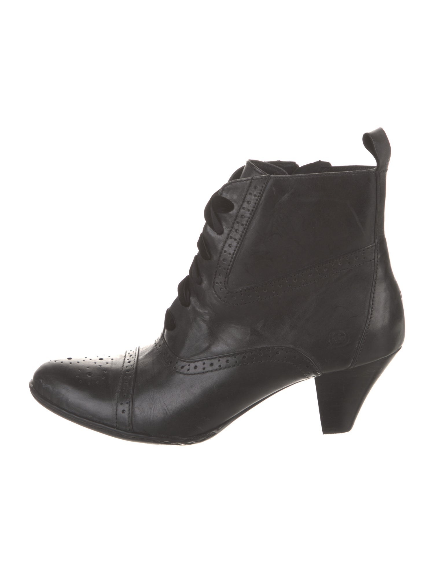 Born Leather Combat Boots