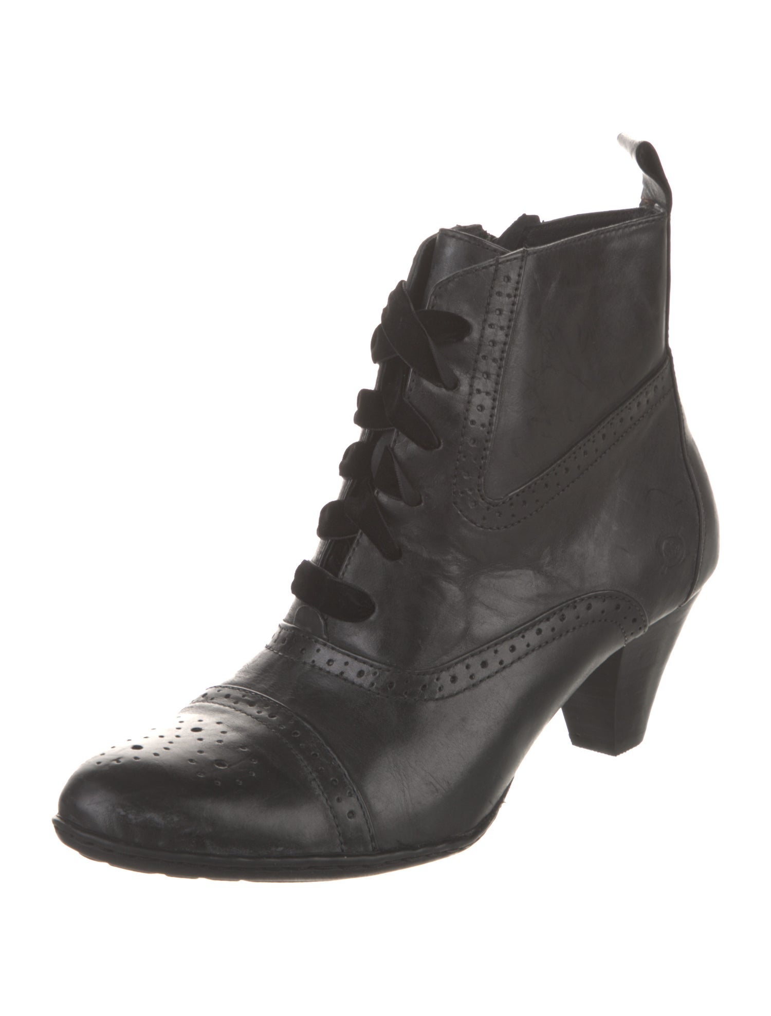 Born Leather Combat Boots