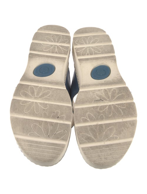 Born Leather Animal Print Flip Flops