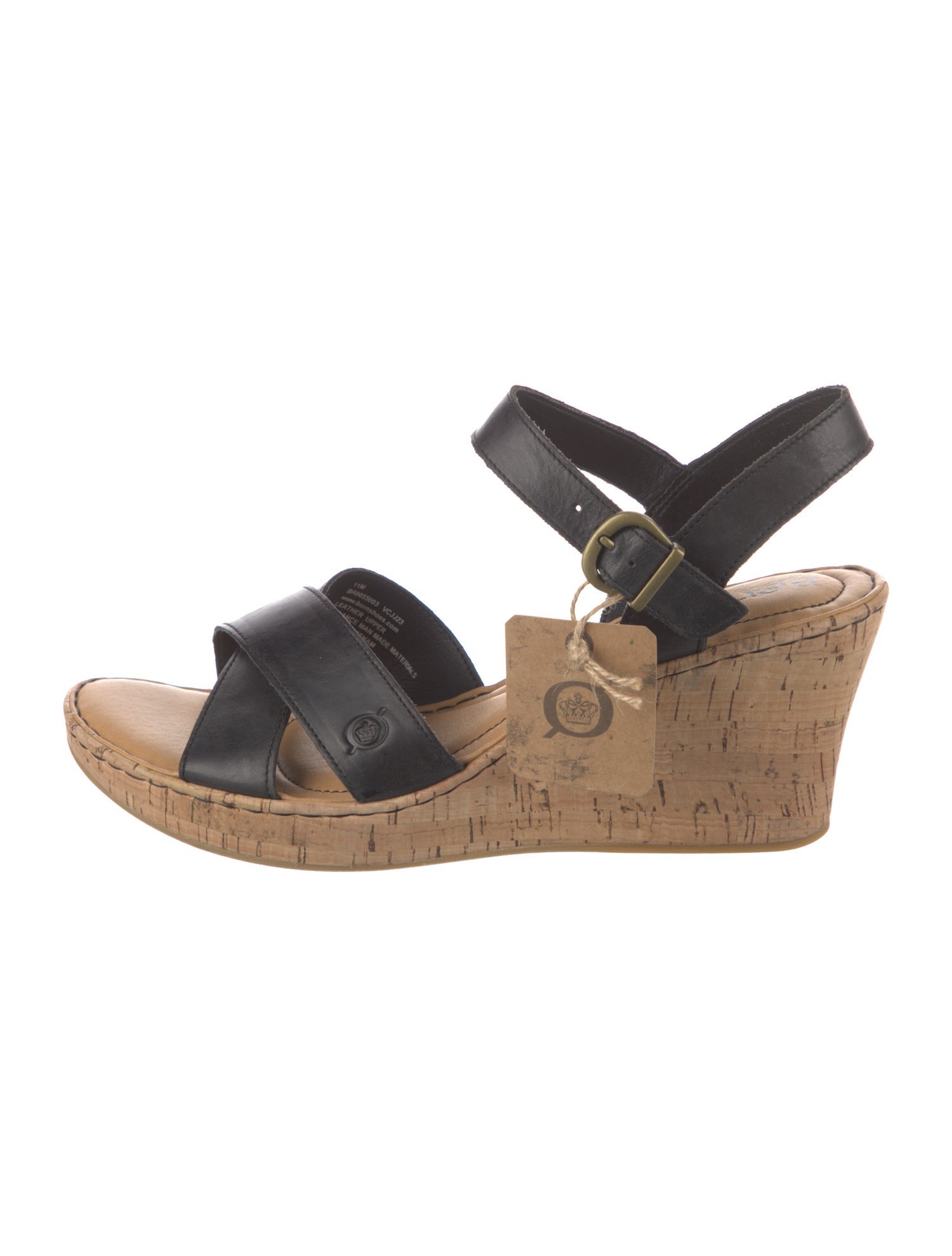 Born Leather Slingback Sandals