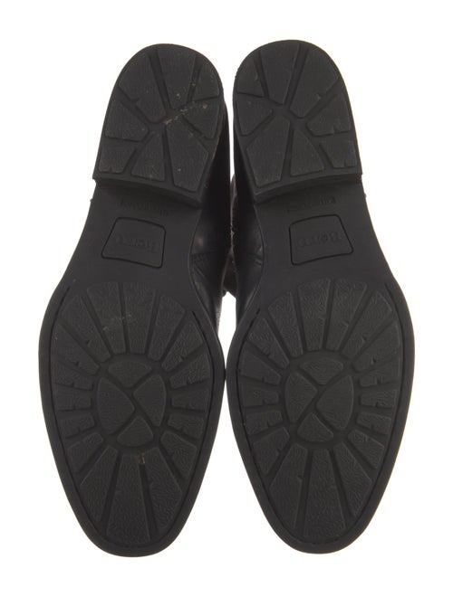 Born Leather Leather Trim Embellishment Riding Boots