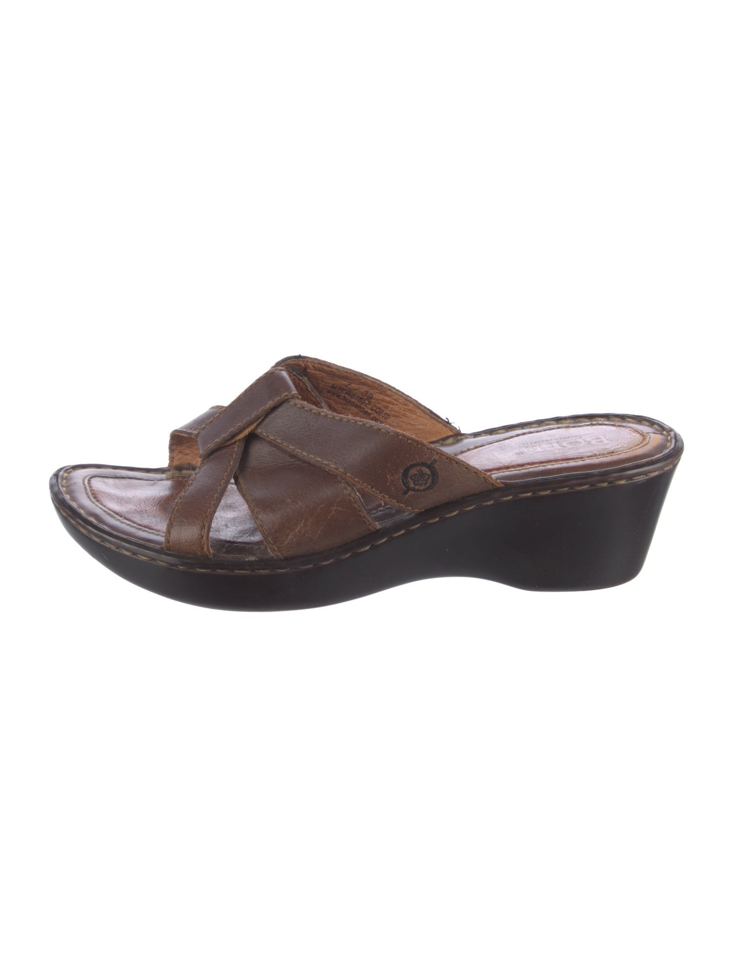 Born Leather Slides