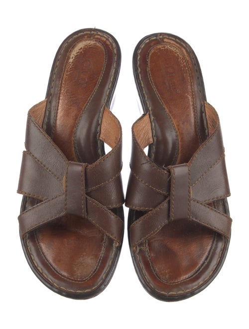 Born Leather Slides