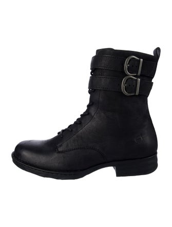 Born Leather Combat Boots