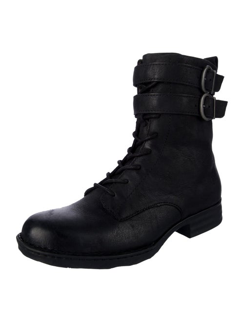 Born Leather Combat Boots