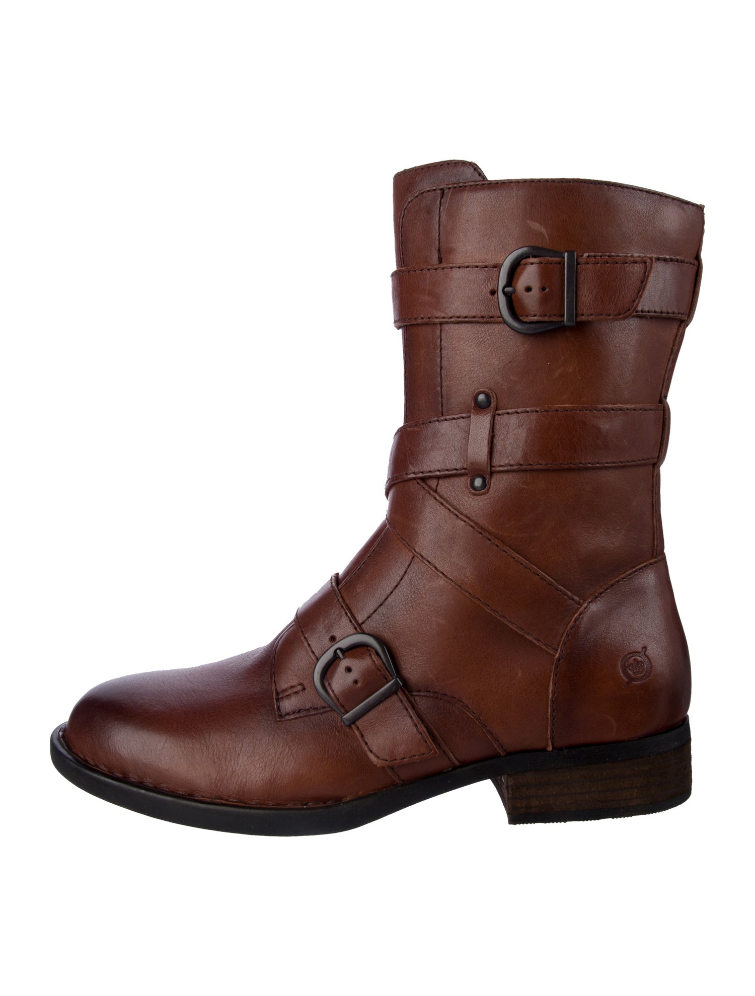 Born Leather Moto Boots