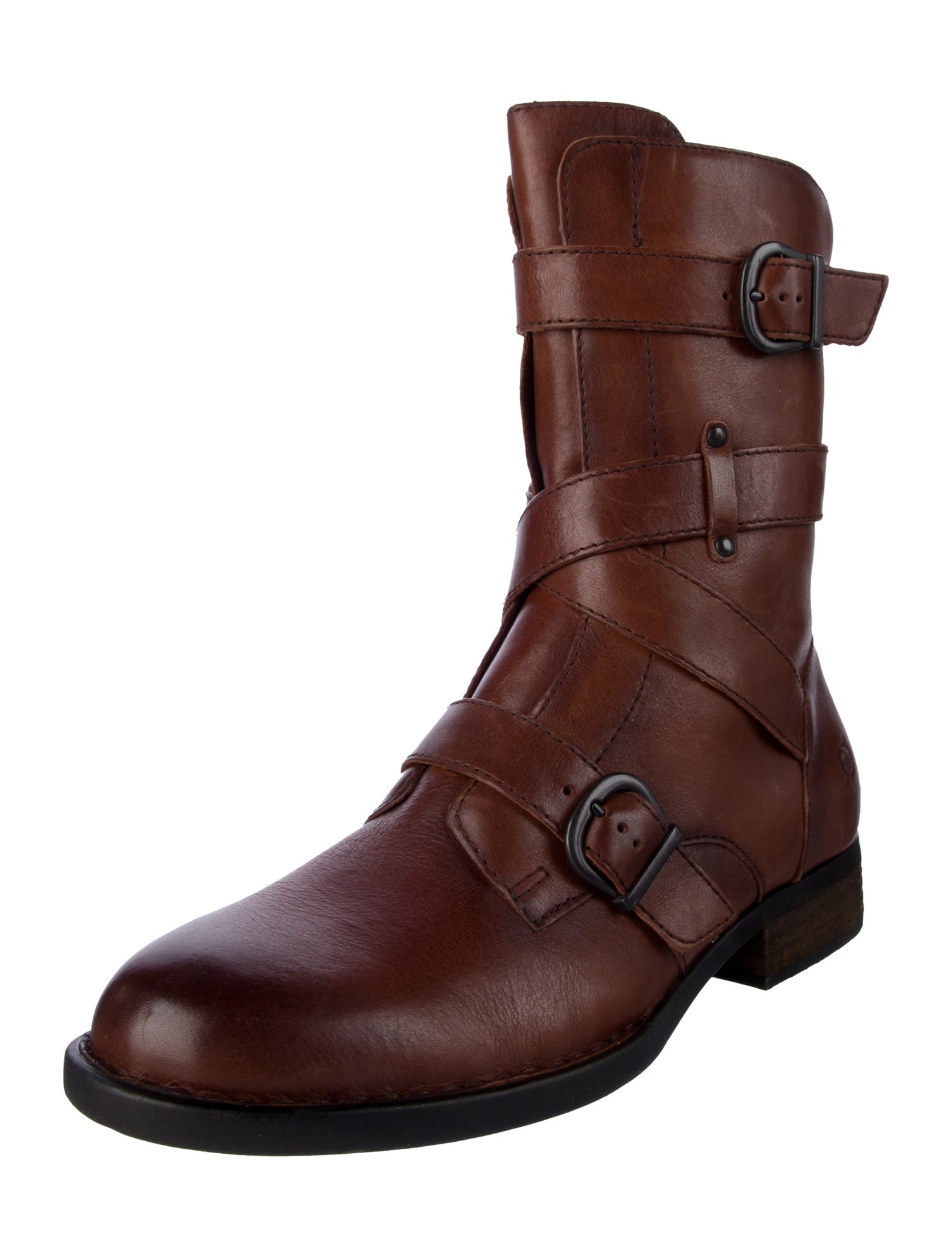 Born Leather Moto Boots