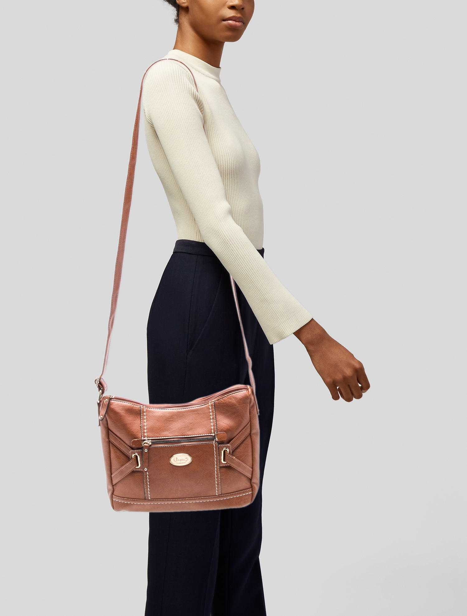 Born Leather Messenger Bag