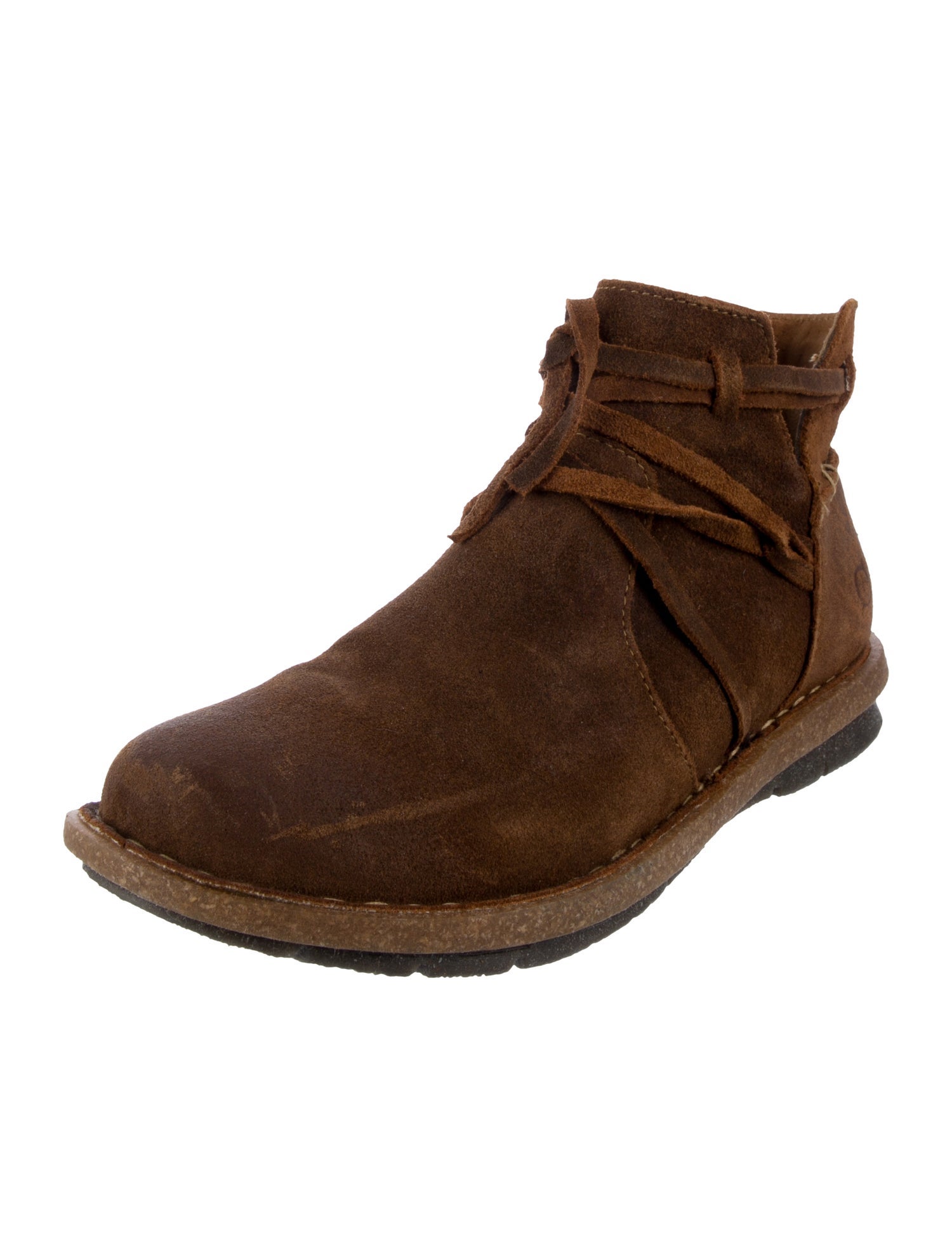 Born Suede Lace-Up Boots