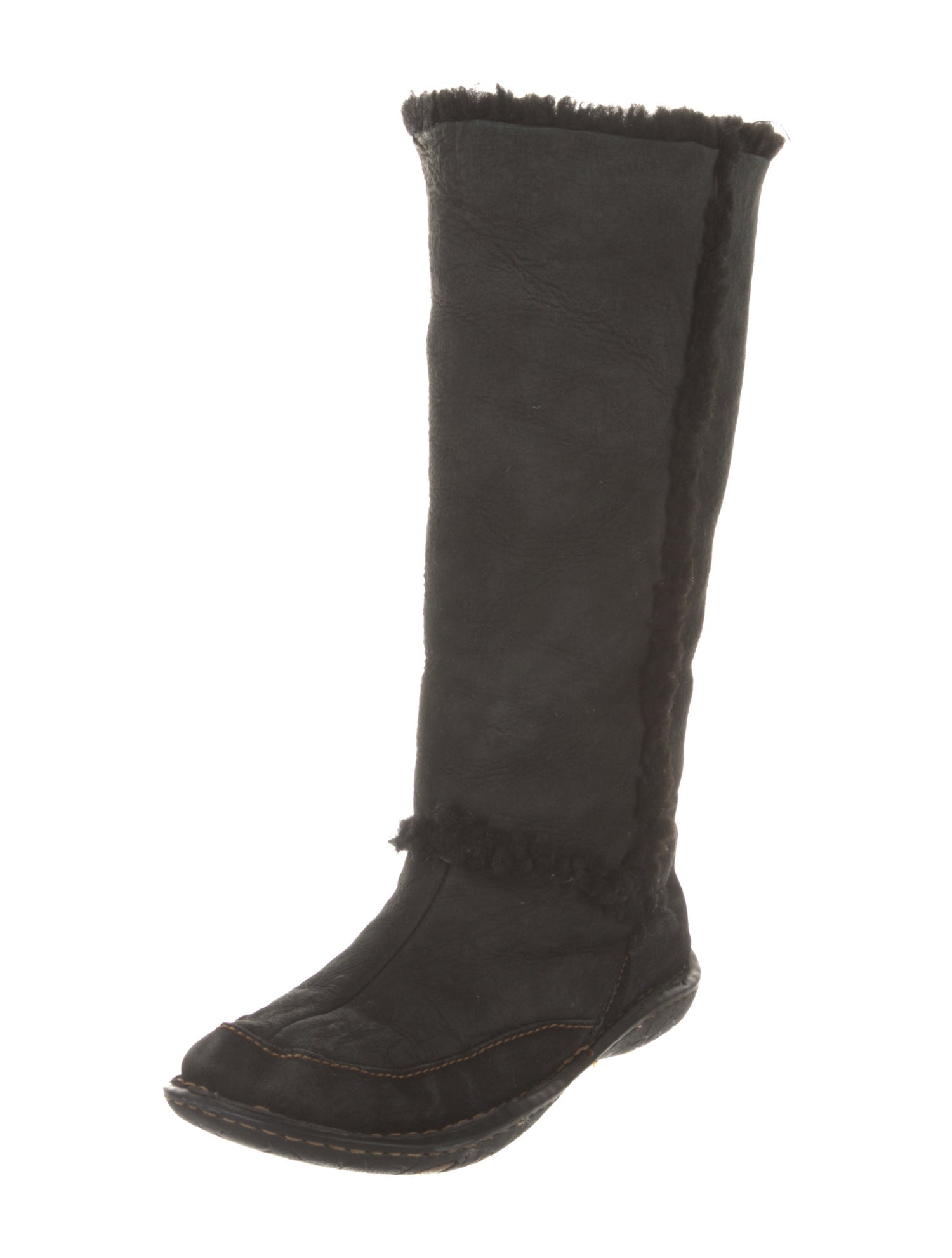 Born Suede Fur Trim Boots