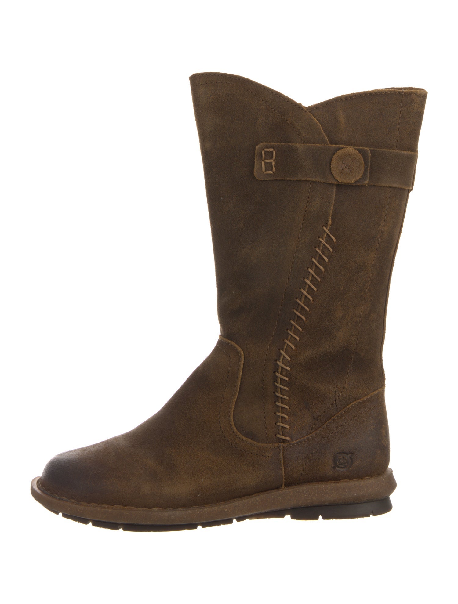 Born Suede Moto Boots
