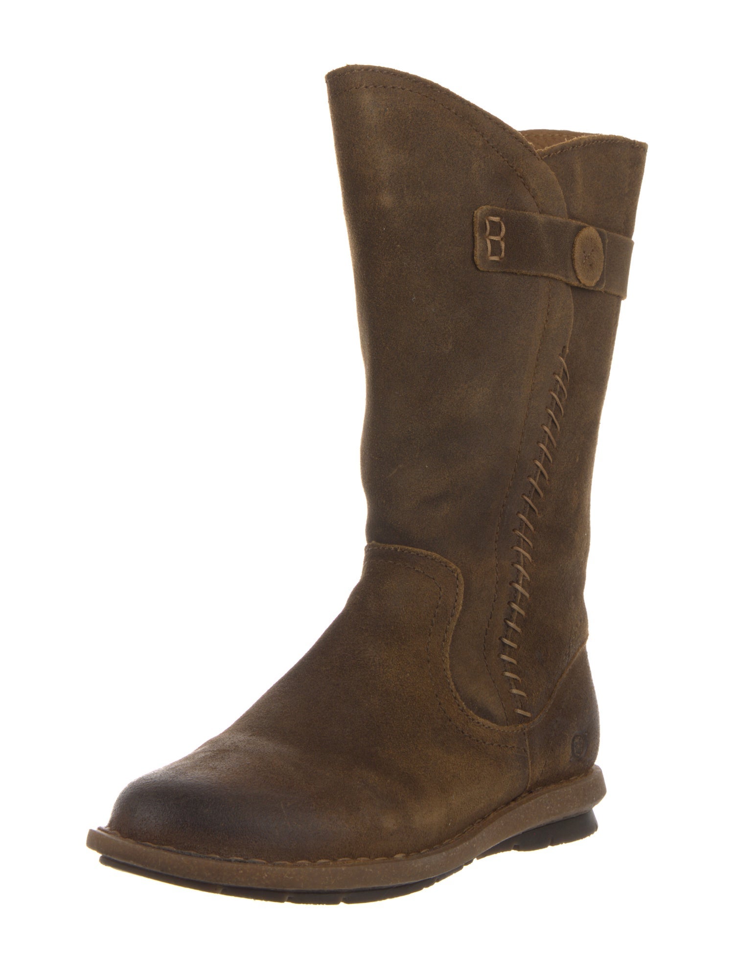 Born Suede Moto Boots