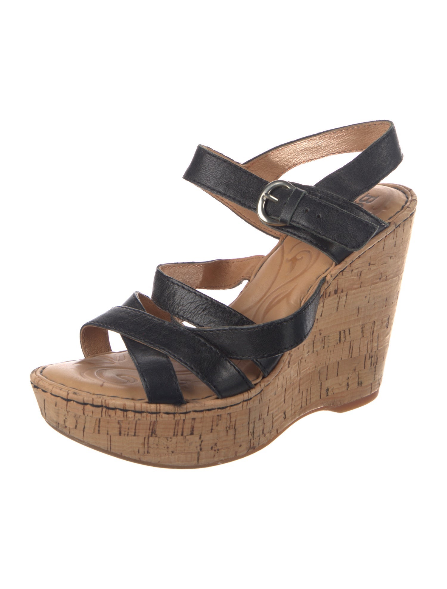 Born Leather Slingback Sandals