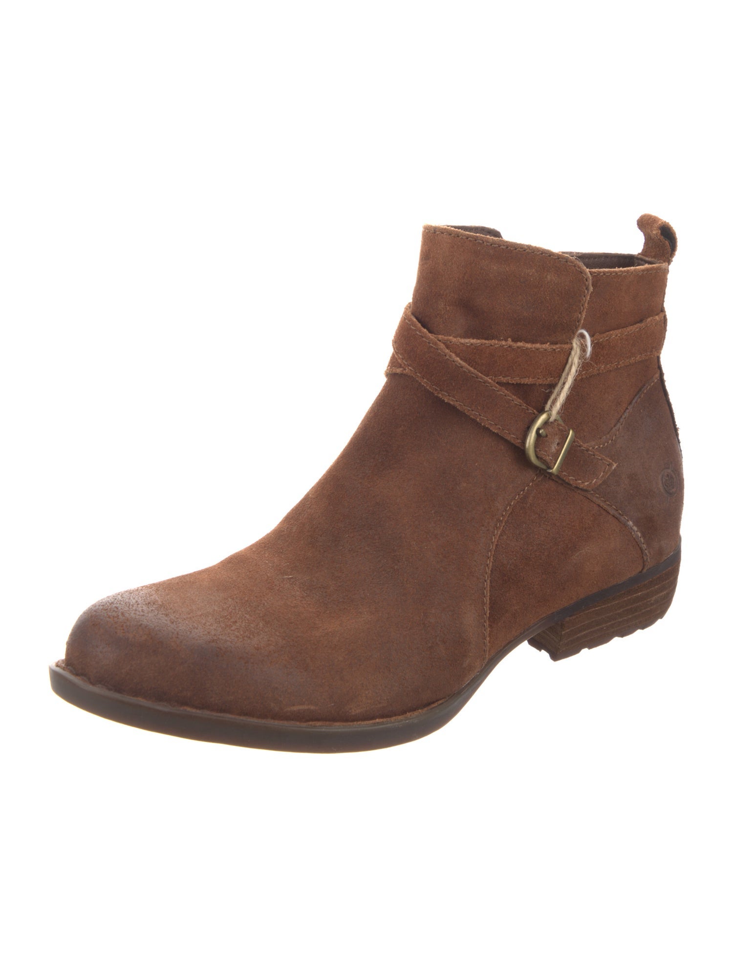 Born Suede Moto Boots