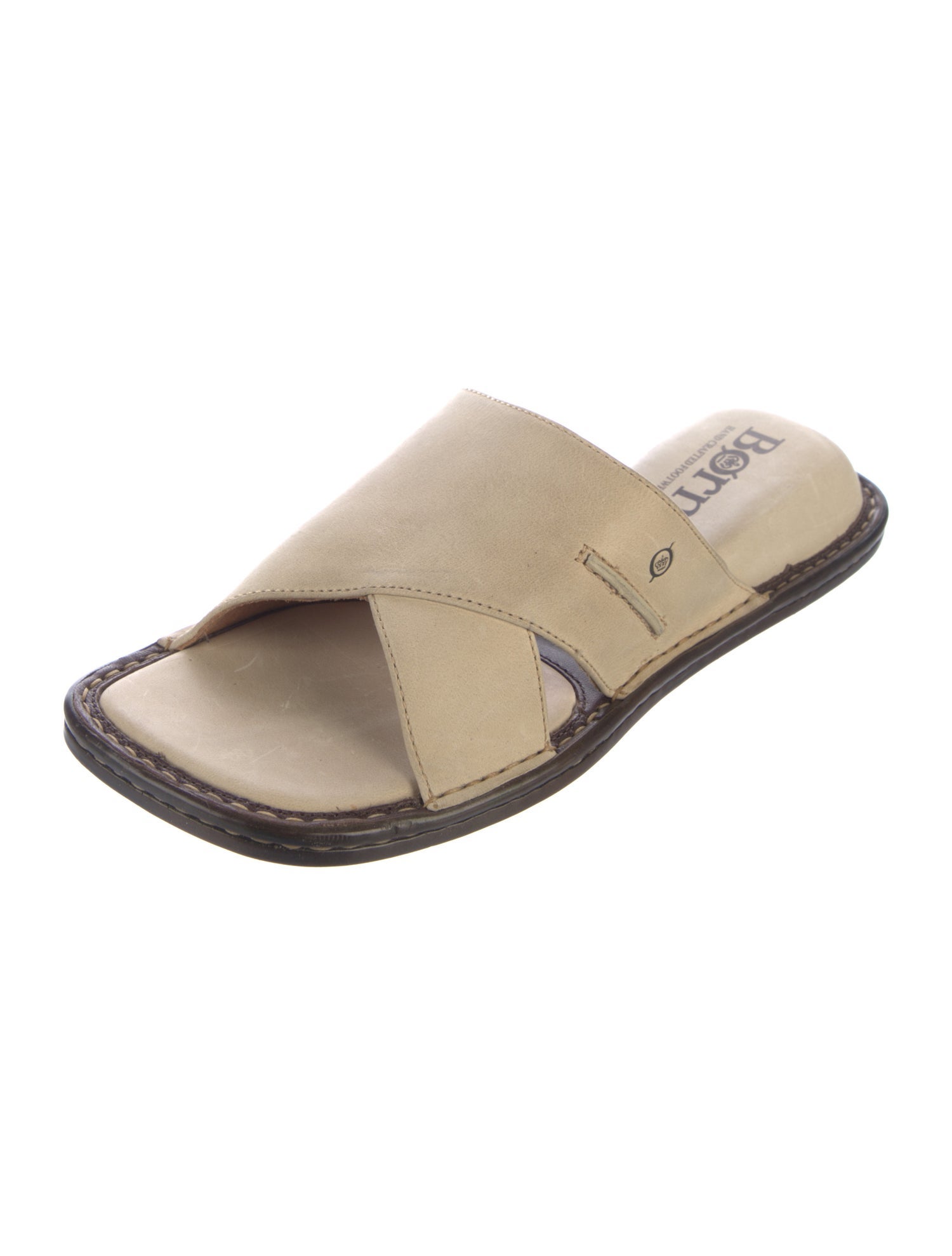 Born Leather Slides