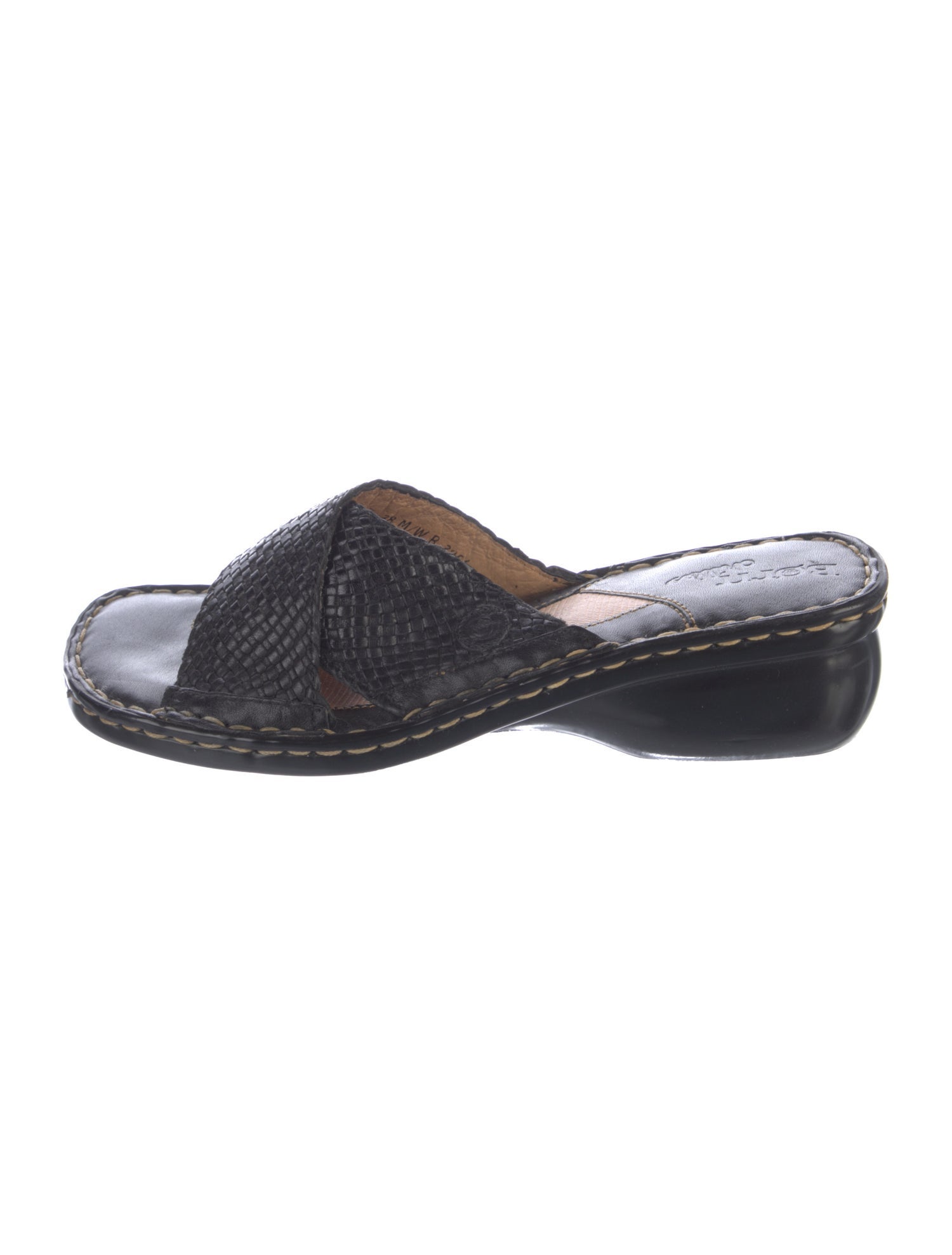 Born Leather Slides