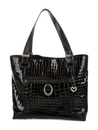 Brighton Patent Leather Tote Bag
