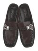 Brighton Leather Braided Accents Mules