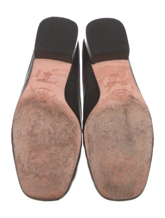 Brighton Leather Braided Accents Mules