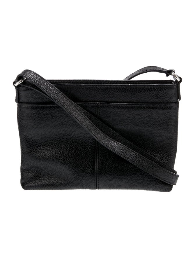 Brighton Leather Messenger Bag Blue Crossbody Bags, Handbags