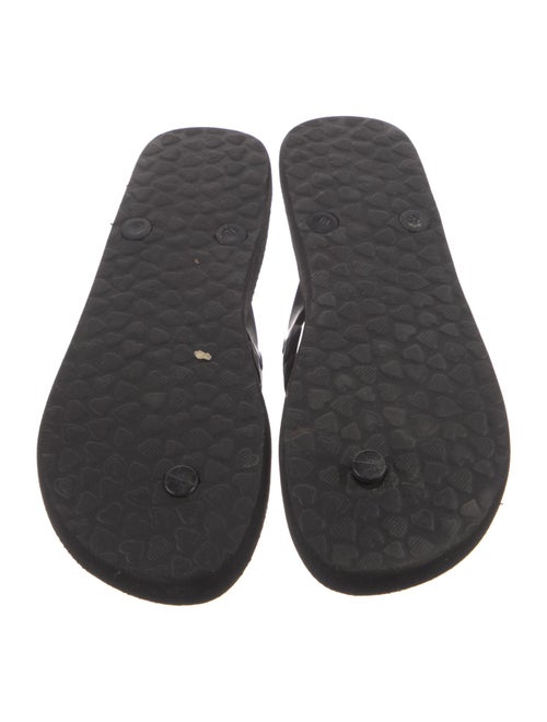 Brighton Rubber Crystal Embellishments Flip Flops