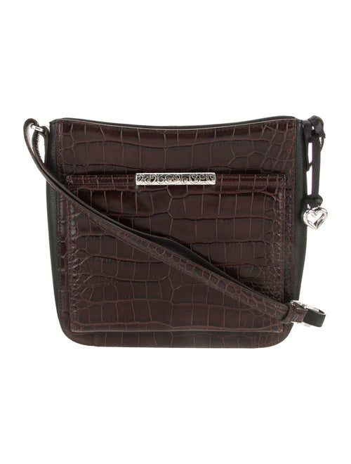 Brighton Embossed Leather Shoulder Bag