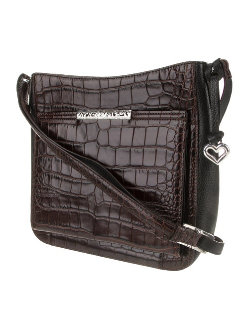 Brighton Embossed Leather Shoulder Bag