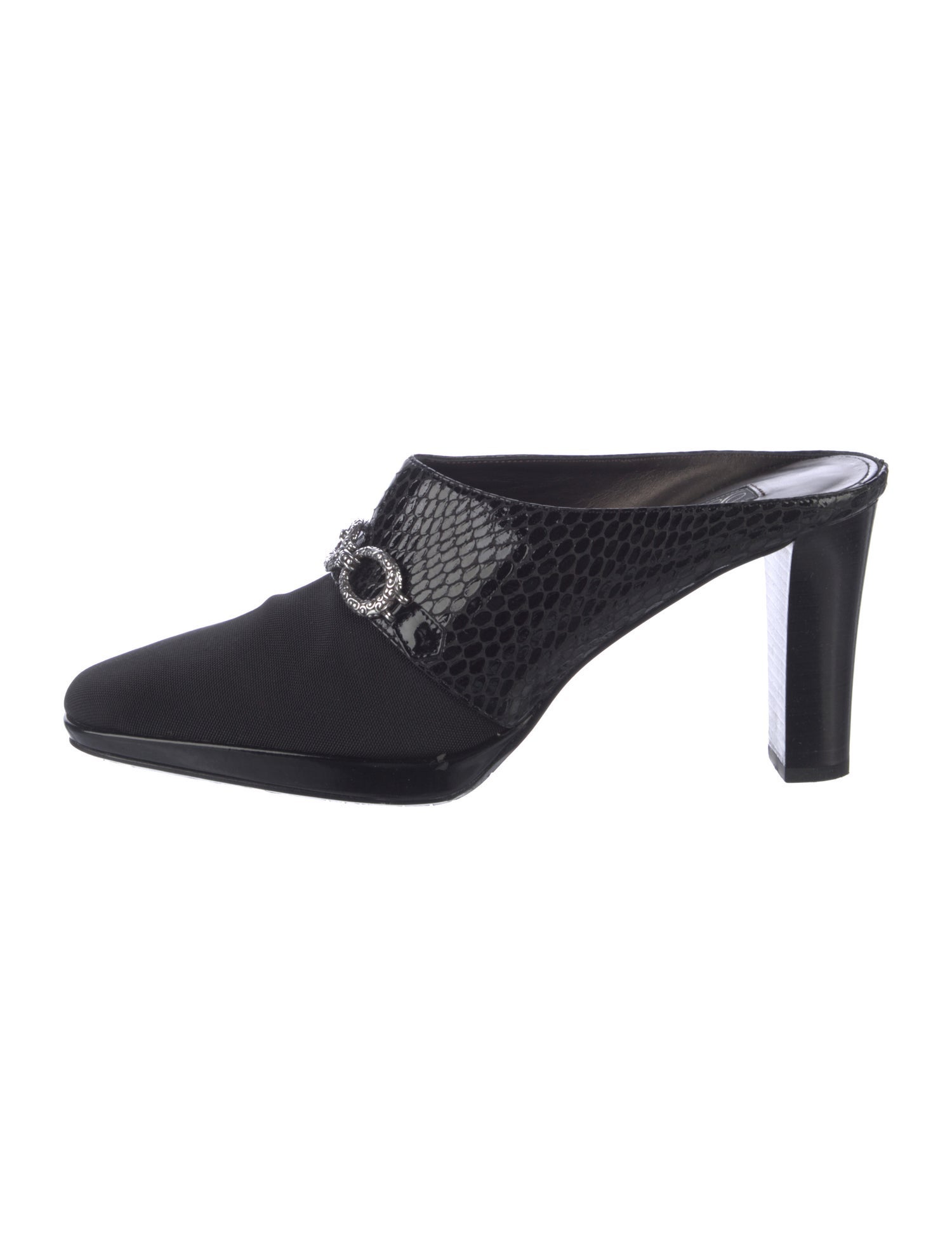 Brighton Embossed Leather Mules