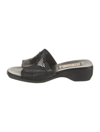 Brighton Leather Slides