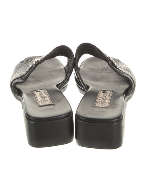 Brighton Leather Slides
