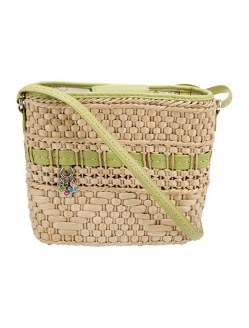 Brighton Crossbody Bags Straw Bucket Bag