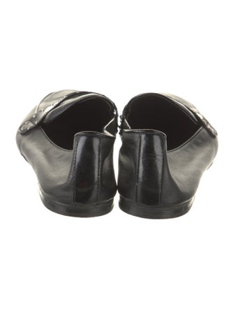 Brighton Leather Studded Accents Loafers