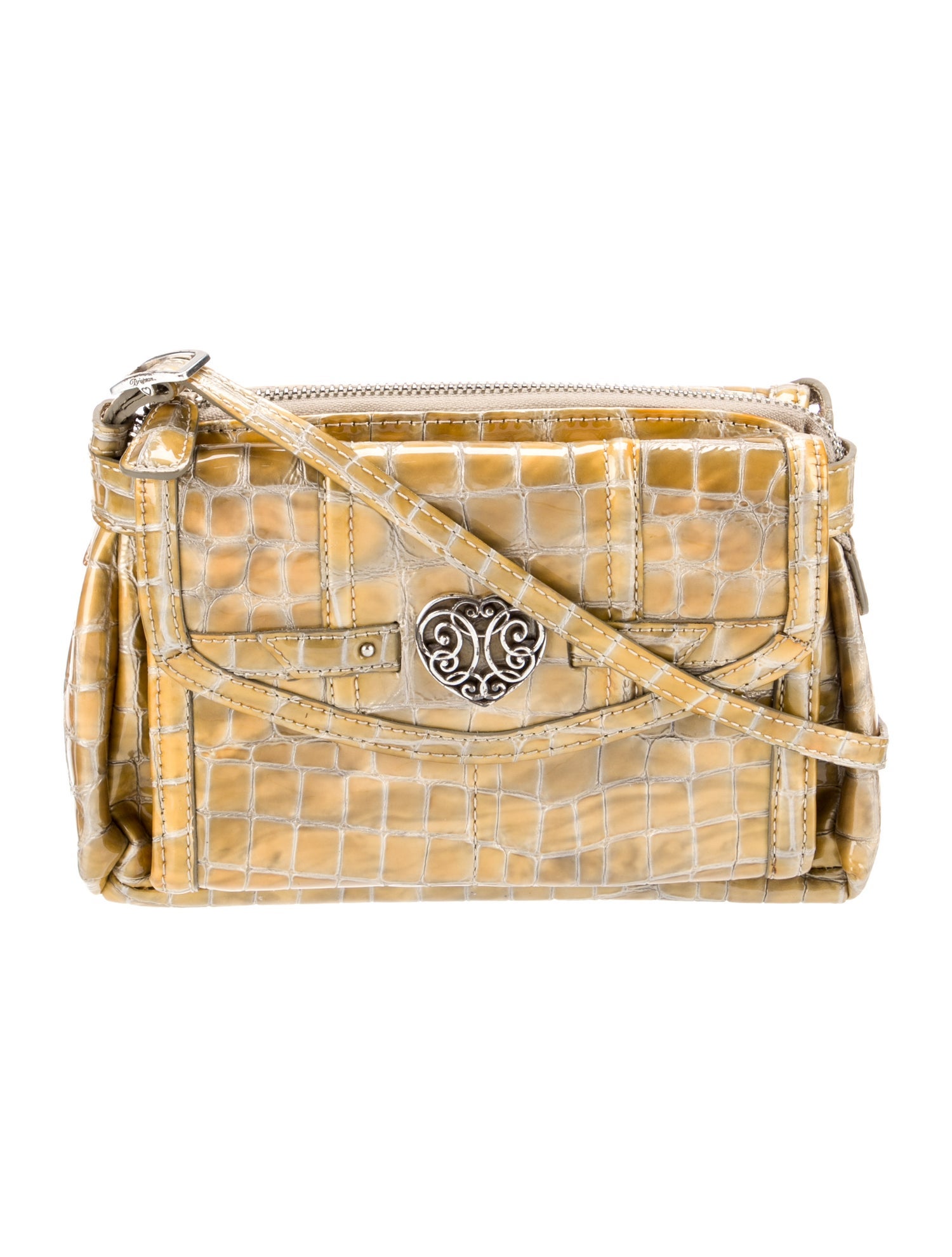 Brighton Patent Leather Crossbody Bag