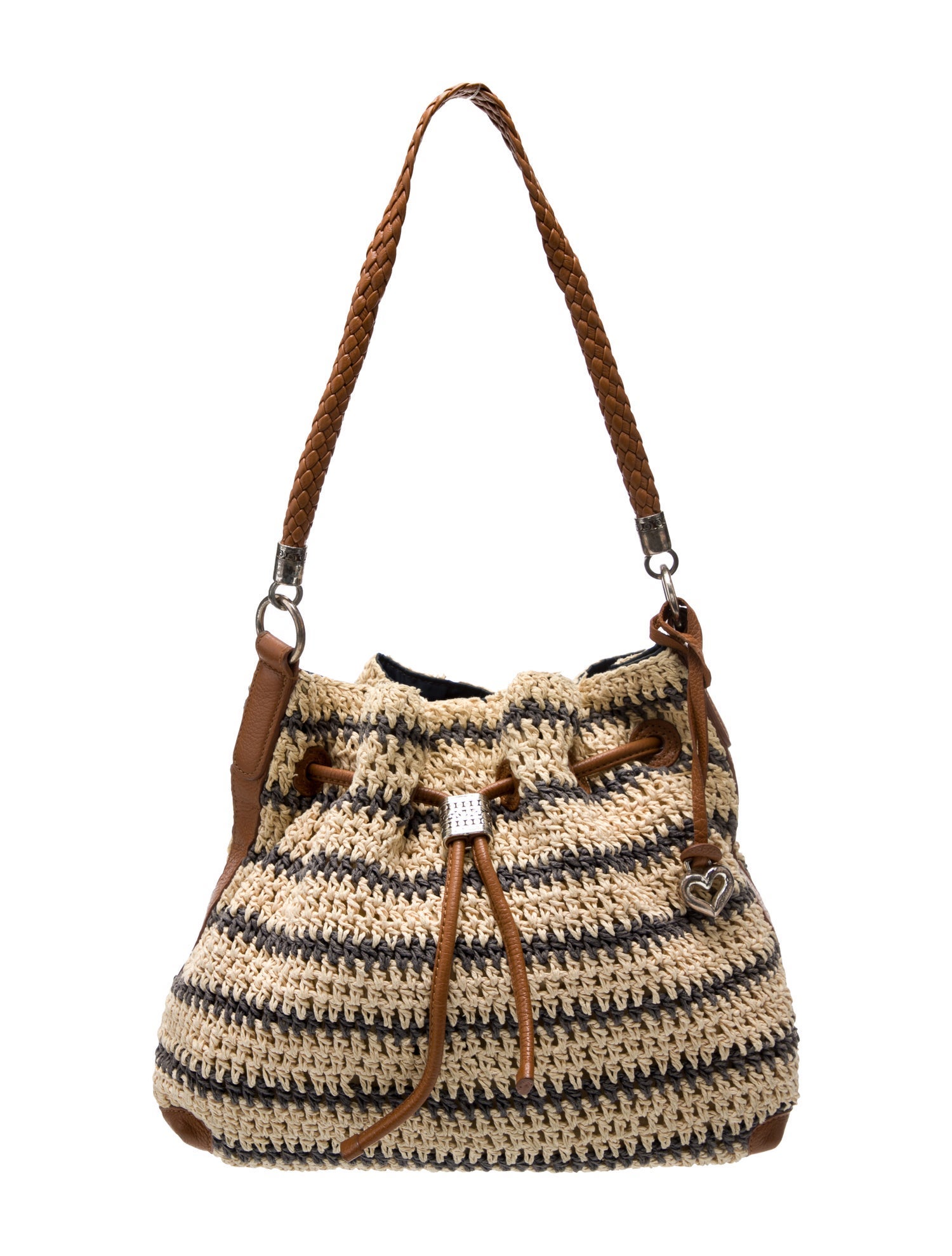 Brighton Raffia Shoulder Bag
