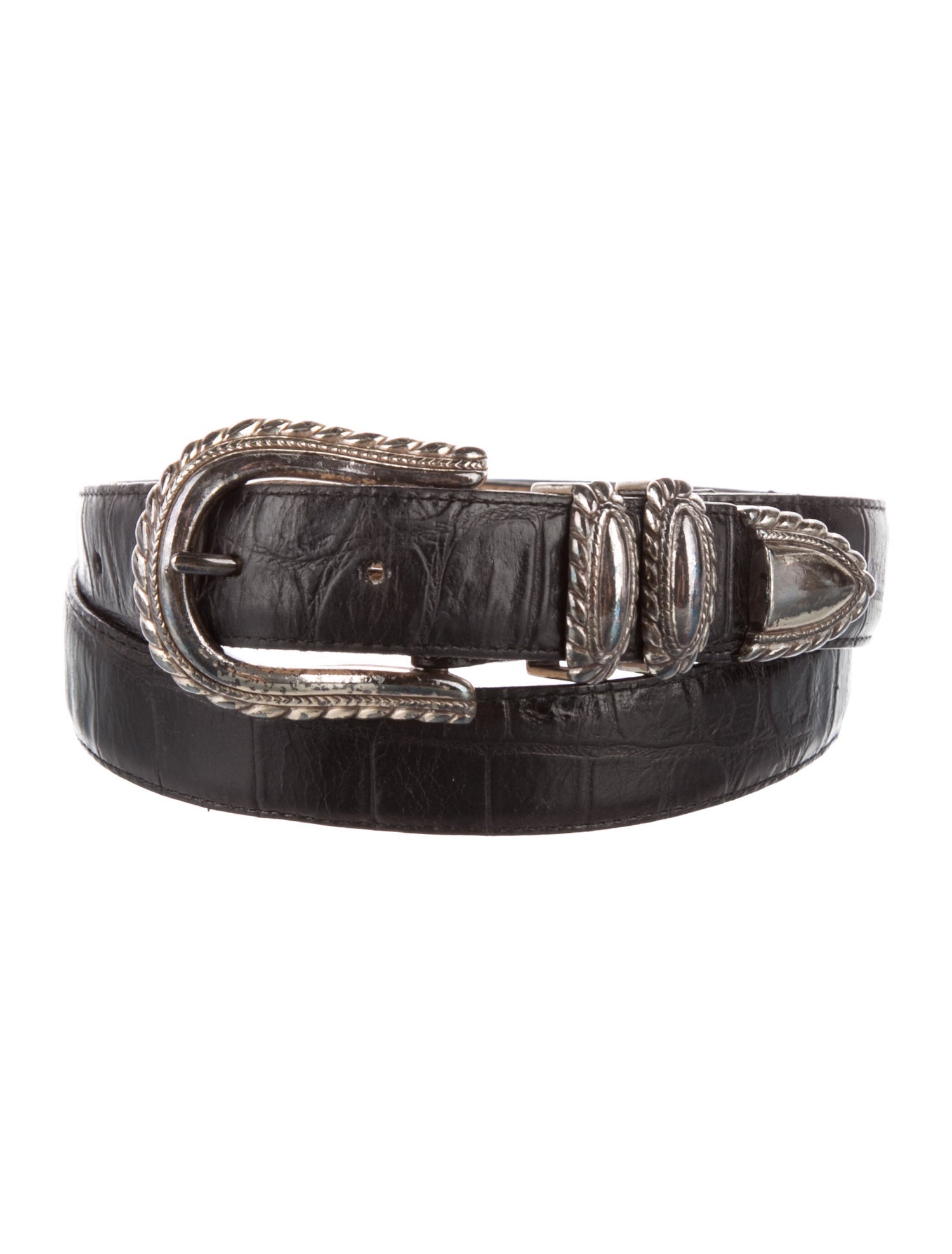 Brighton Embossed Leather Belt