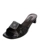 Brighton Embossed Leather Printed Slides