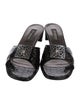Brighton Embossed Leather Printed Slides