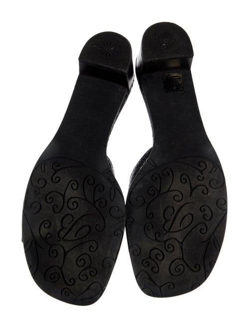 Brighton Embossed Leather Printed Slides