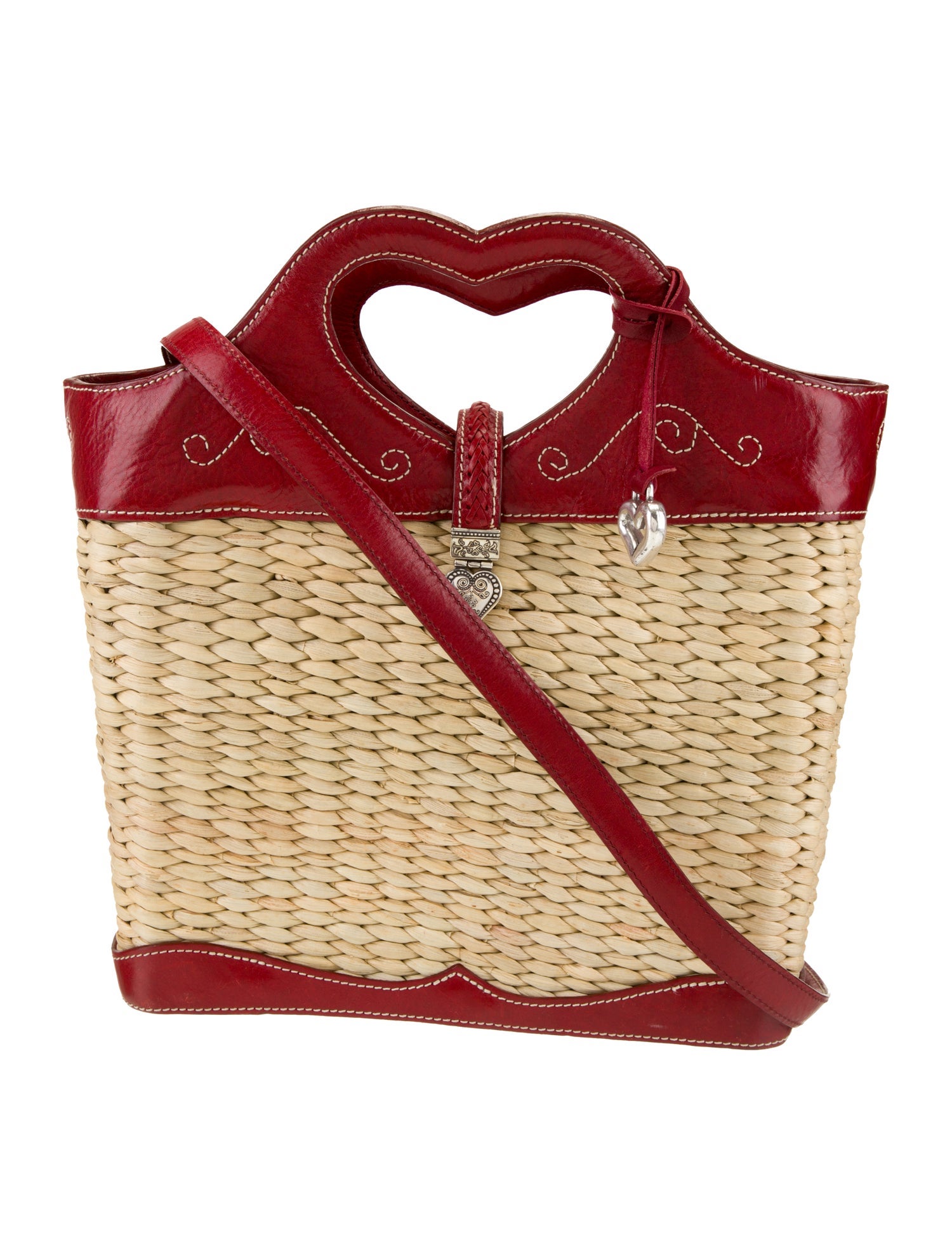 Brighton Raffia Top Handle Bag