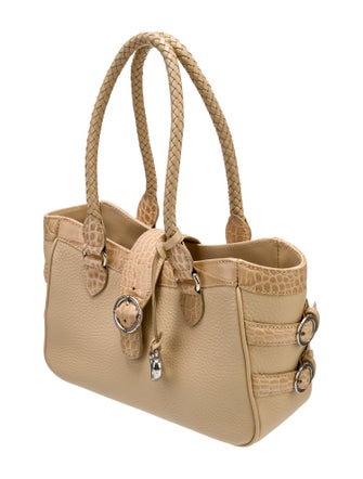 Brighton Leather Top Handle Bag