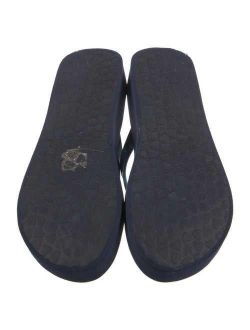 Brighton Rubber Crystal Embellishments Flip Flops